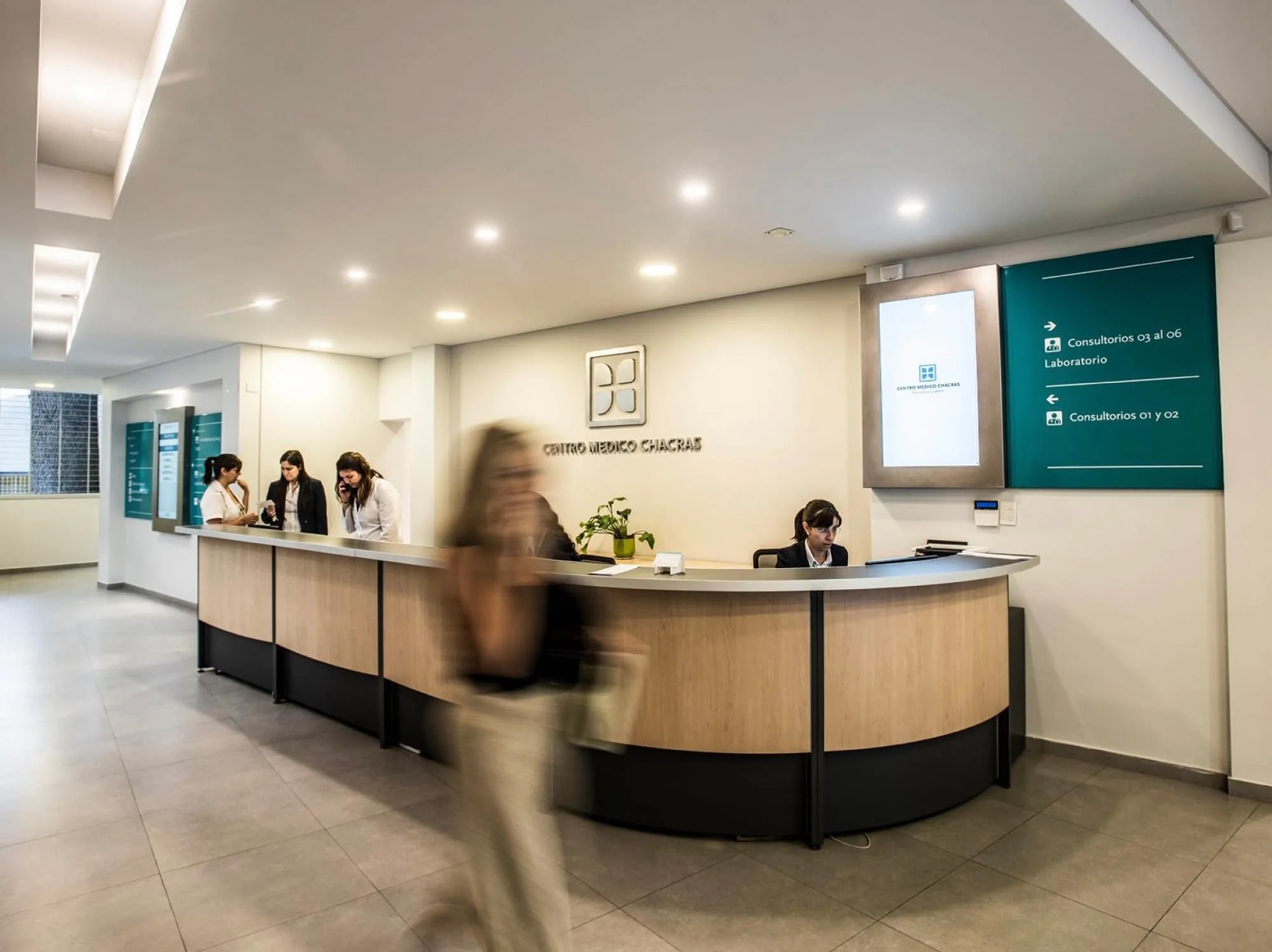Centro Médico Chacras — recepción