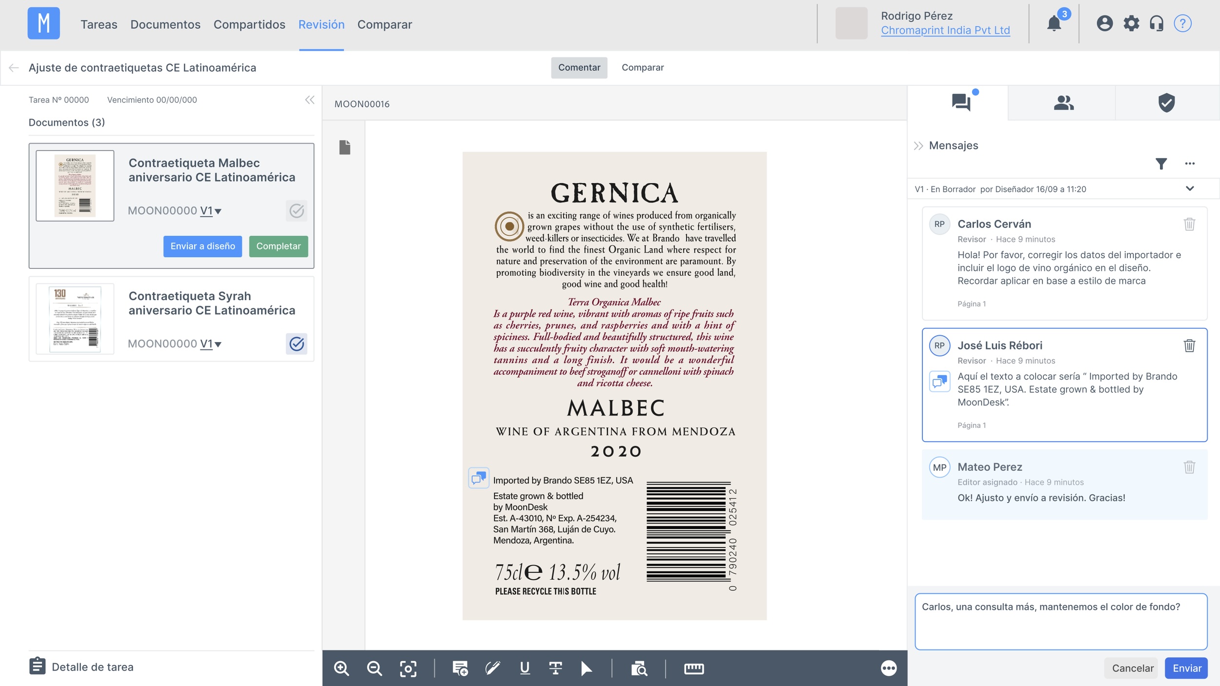 MoonDesk — revisión de etiqueta