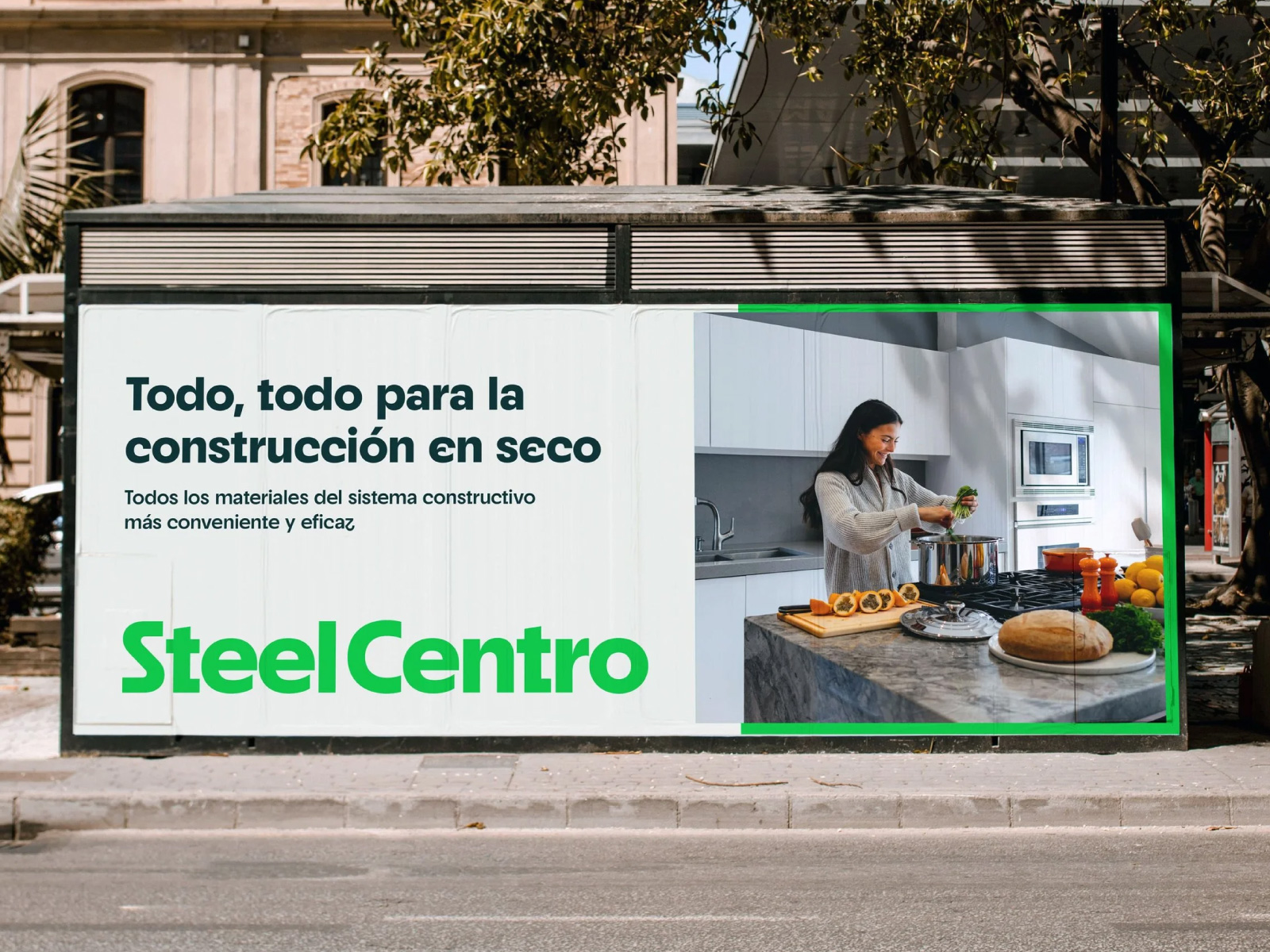 SteelCentro — cartelería exterior