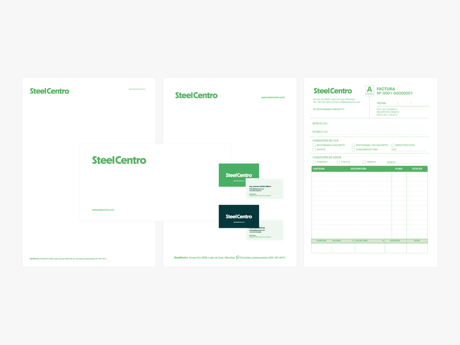 SteelCentro — papelería