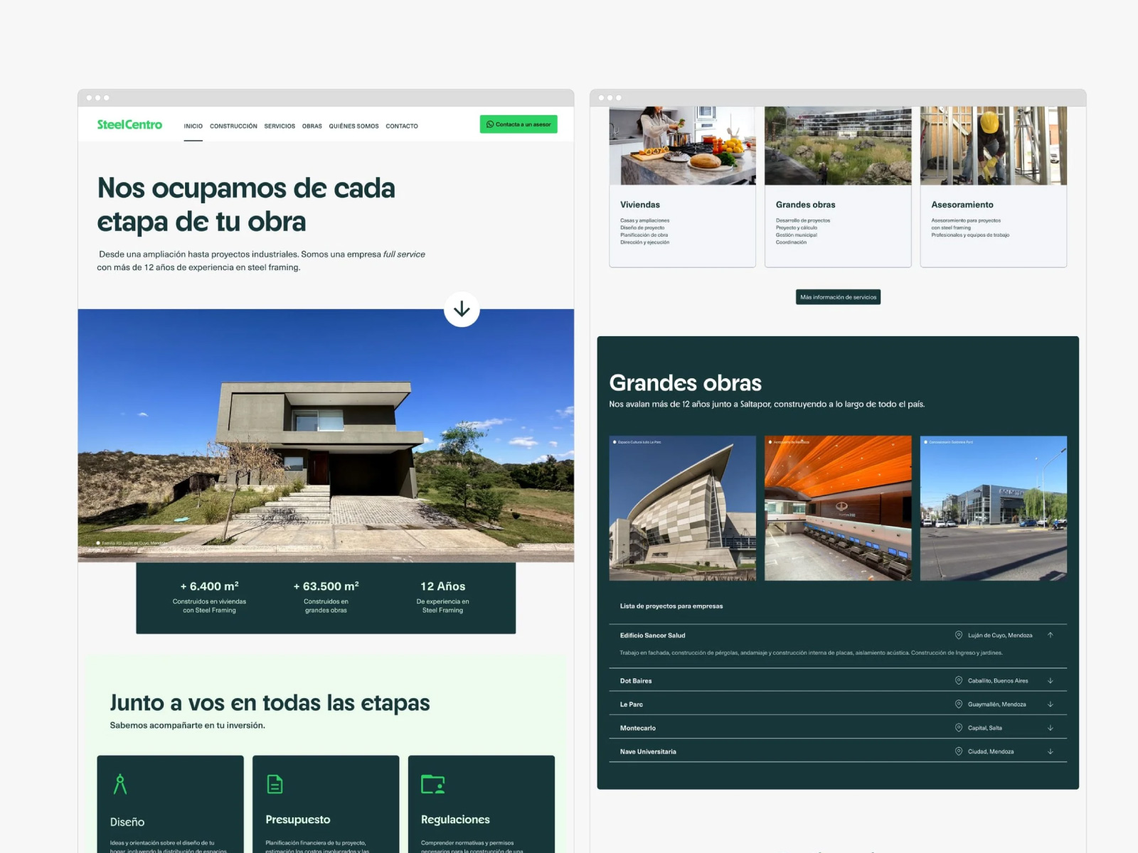 SteelCentro — sitio web